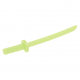 LEGO szamuráj kard, sárgás zöld (21459)